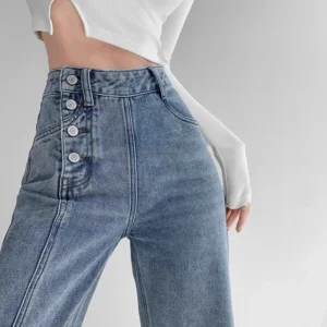 Comprar Jeans Wide Leg Tiro Alto - Estilo Y en Chile - Vista 1