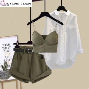 Comprar Conjunto Premium De Verano Para Mujer: Camisa, Top en Chile - Vista 1